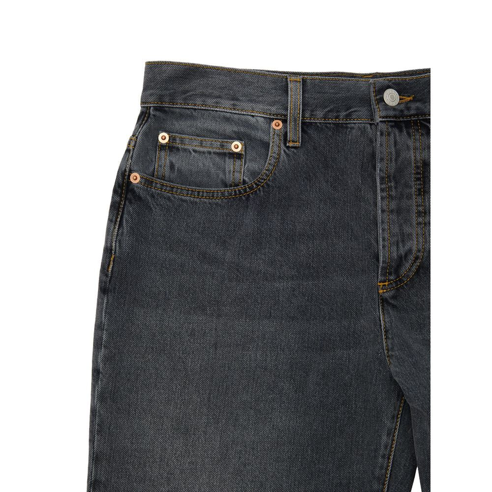 Jean en coton gris Gucci