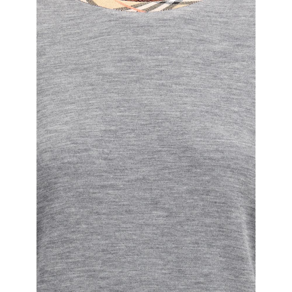 Col rond en tricot