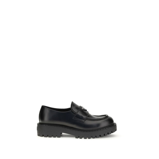Prada Doppel-Schokoladen-Loafer