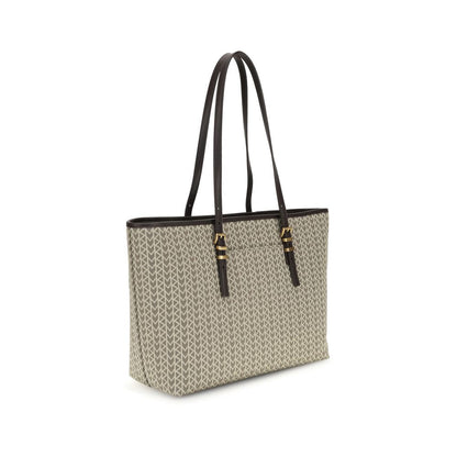 Große Einkaufstasche „Quinn“ aus Jacquard mit Logo von Michael Kors