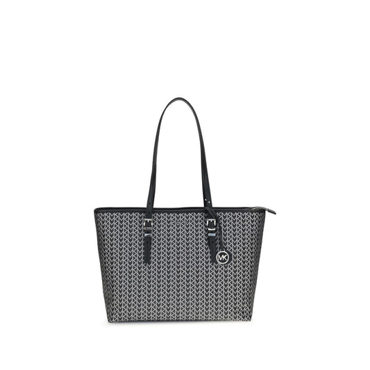 Große Einkaufstasche „Quinn“ aus Jacquard mit Logo von Michael Kors