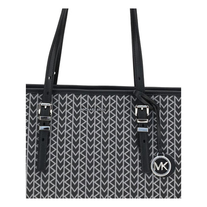 Große Einkaufstasche „Quinn“ aus Jacquard mit Logo von Michael Kors