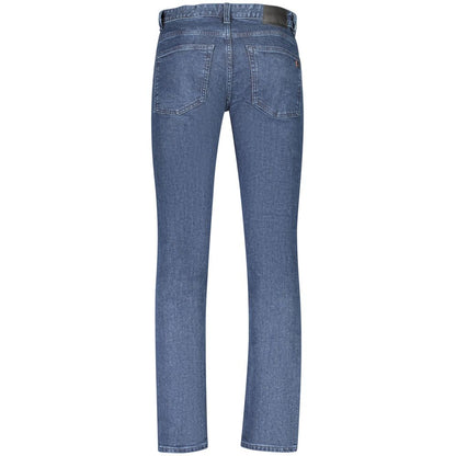 Hugo Boss – Slim Fit-Jeans aus blauer Baumwolle für Herren