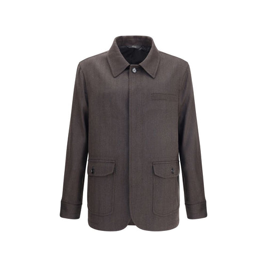 Veste en forme de chevrons