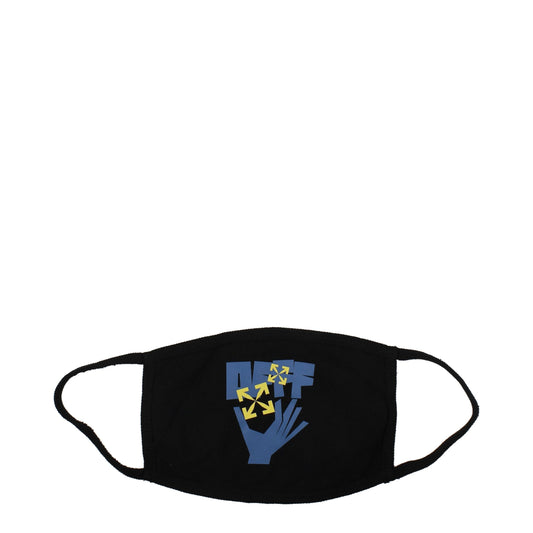 Off-White schwarze Baumwoll-Gesichtsmasken