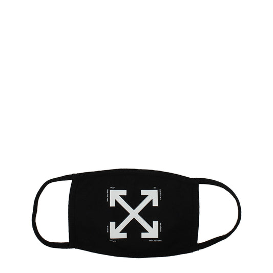 Off-White schwarze Baumwoll-Gesichtsmasken