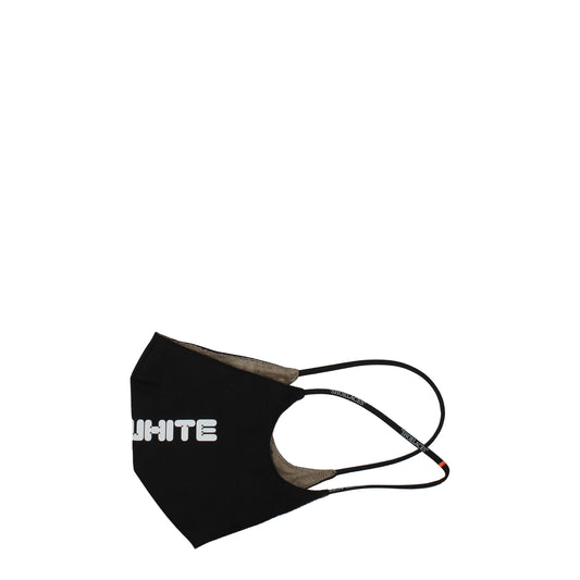 Off-White schwarze Baumwoll-Gesichtsmasken