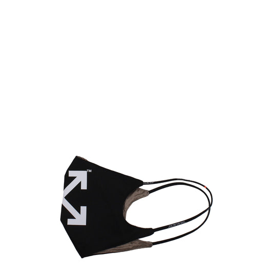 Off-White schwarze Baumwoll-Gesichtsmasken