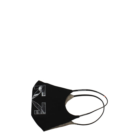 Off-White schwarze Baumwoll-Gesichtsmasken