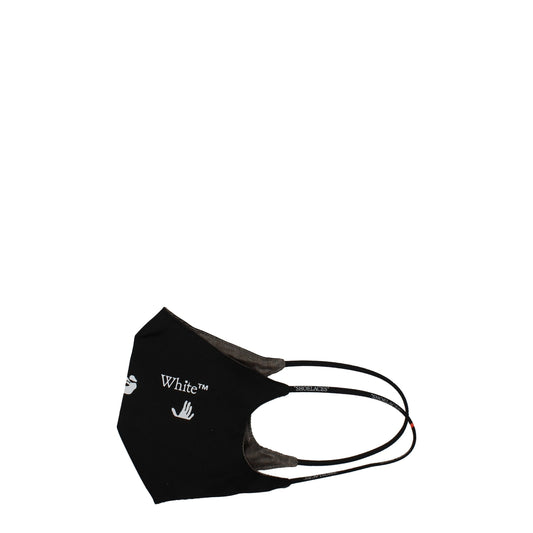 Off-White schwarze Baumwoll-Gesichtsmasken