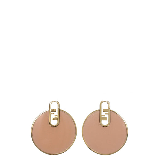 Fendi Rosa Plexiglas Ohrringe