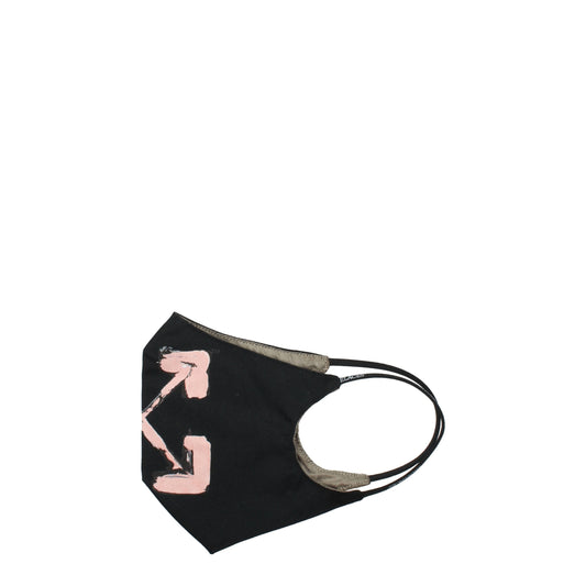 Off-White schwarze Baumwoll-Gesichtsmasken