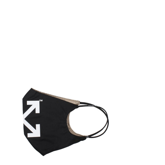 Off-White schwarze Baumwoll-Gesichtsmasken
