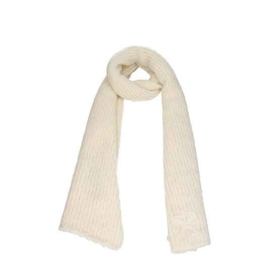 Off-White Beige Wollschals