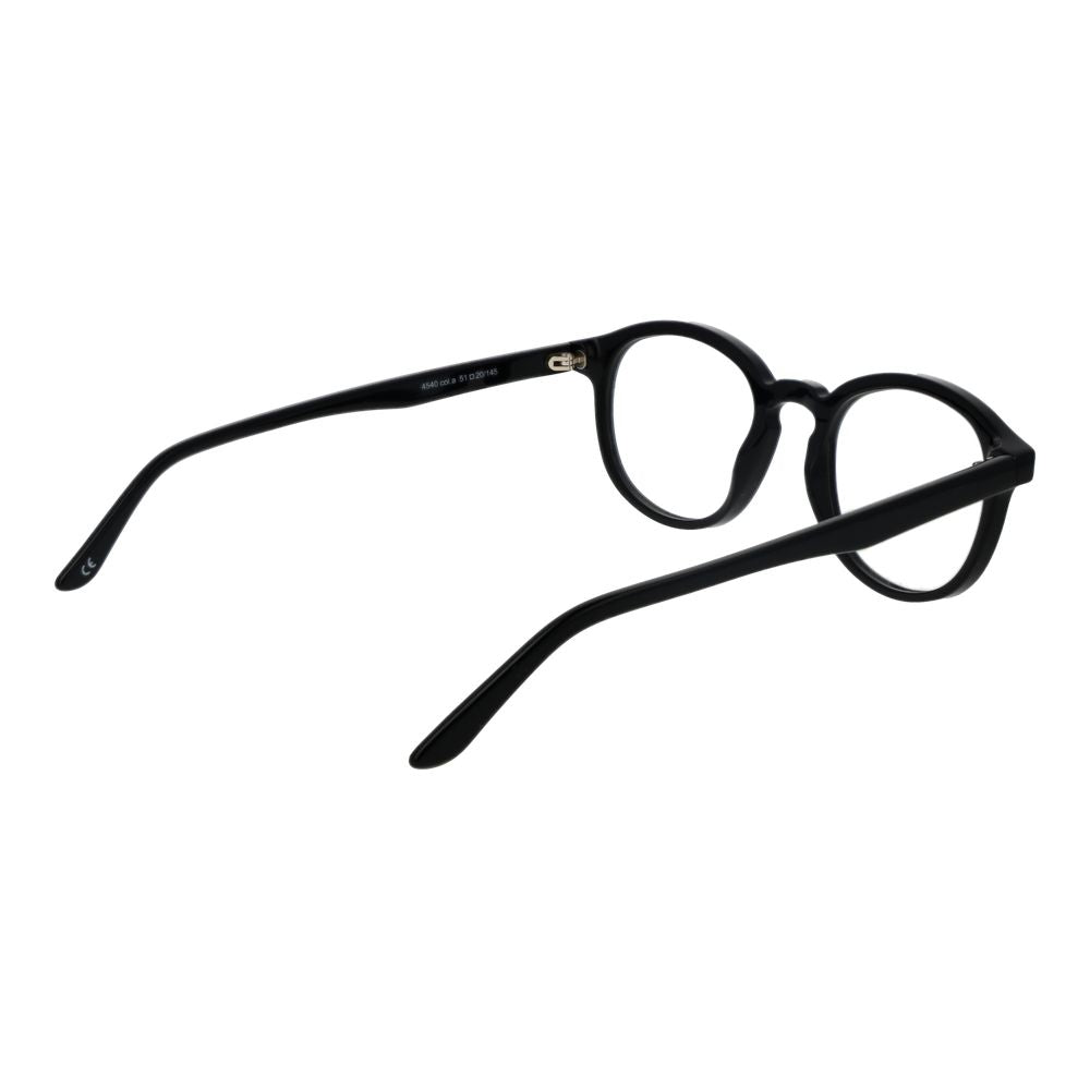 Montures de lunettes de vue unicolores noires pour homme et femme de Andy Wolf