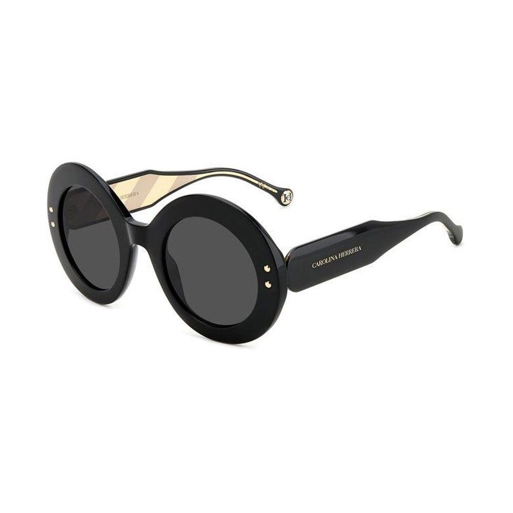 Lunettes de soleil Carolina Herrera en acétate noir