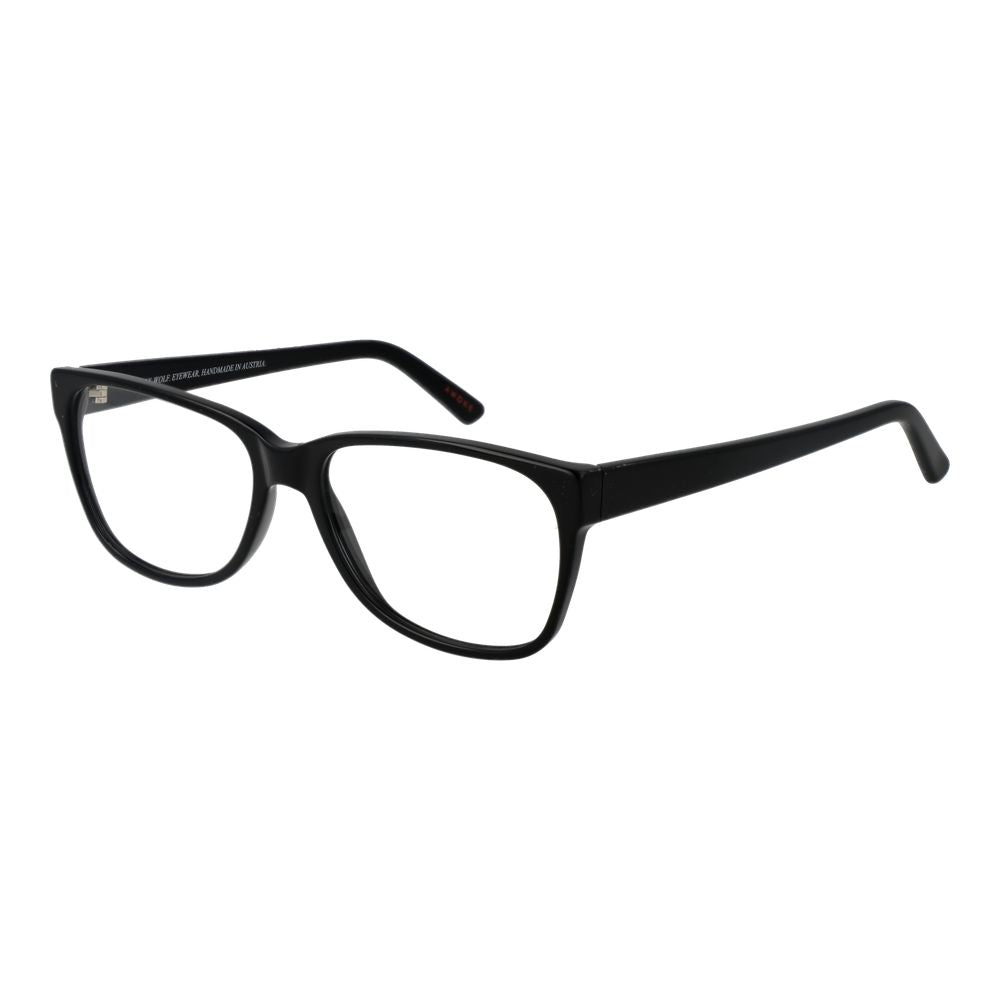 Montures de lunettes de vue unicolores noires pour homme et femme de Andy Wolf