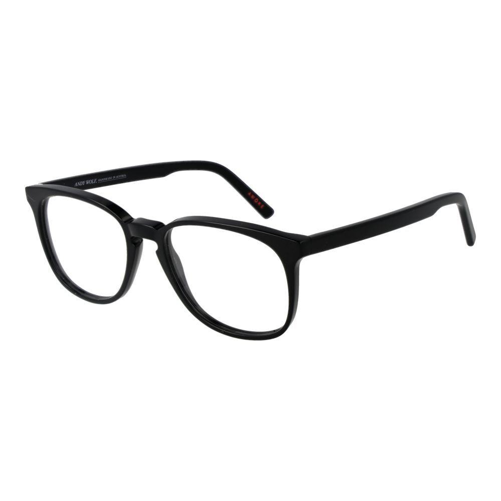 Montures de lunettes de vue unicolores noires pour homme et femme de Andy Wolf