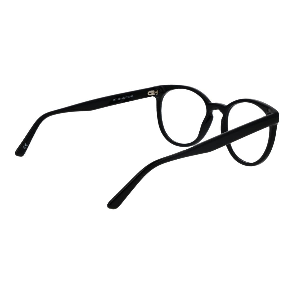Montures de lunettes de vue unicolores noires pour homme et femme de Andy Wolf