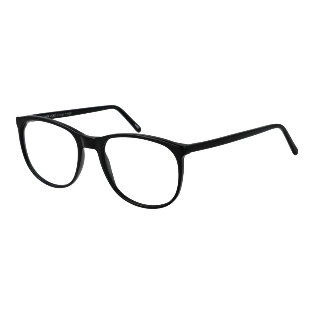 Montures de lunettes de vue unicolores noires pour homme et femme de Andy Wolf
