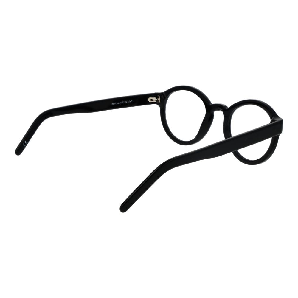 Montures de lunettes de vue unicolores noires pour homme et femme de Andy Wolf