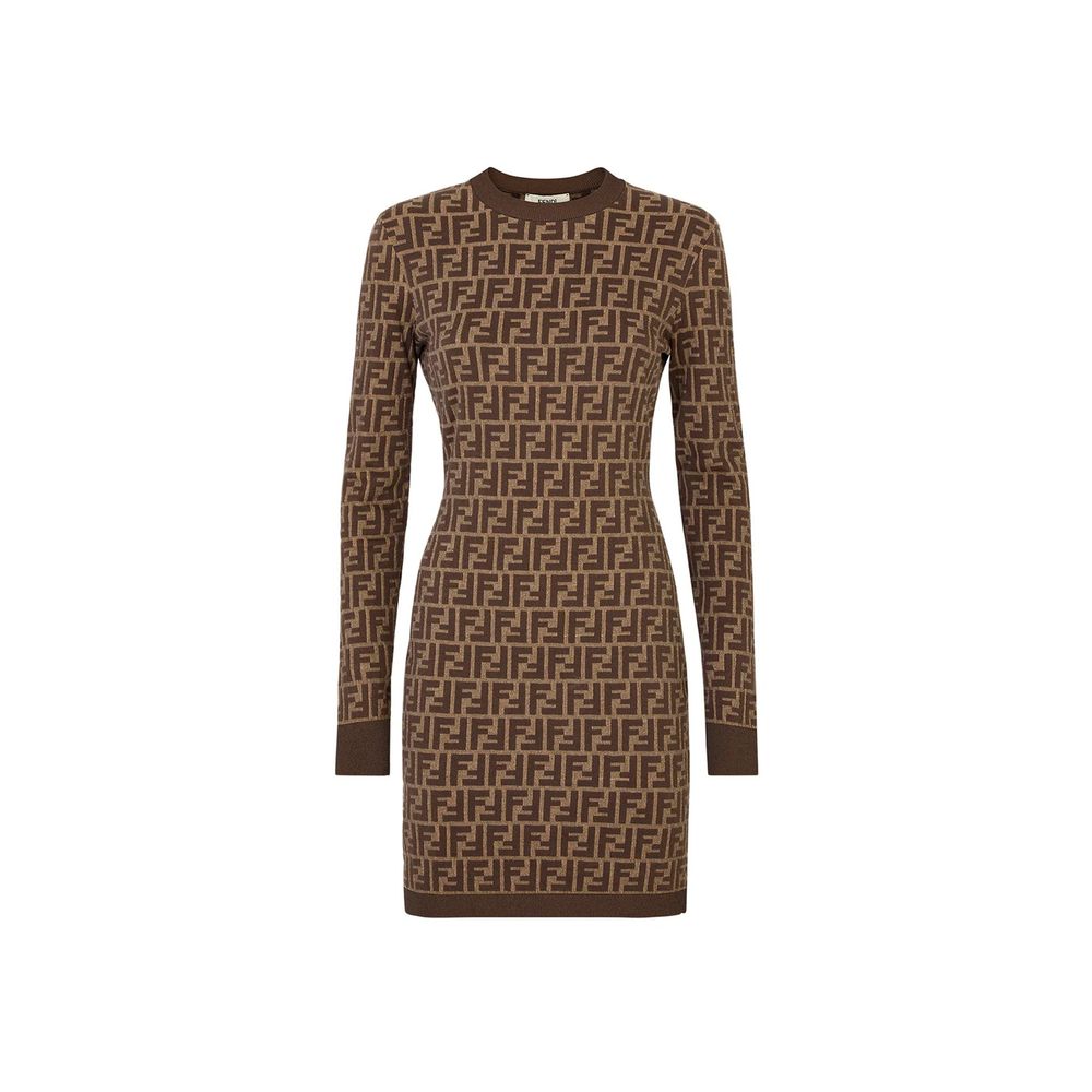 Robe Fendi en coton FF