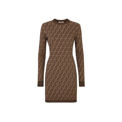 Robe Fendi en coton FF