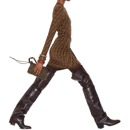 Robe Fendi en coton FF