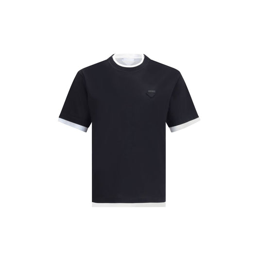 Prada Doppellagiges T-Shirt