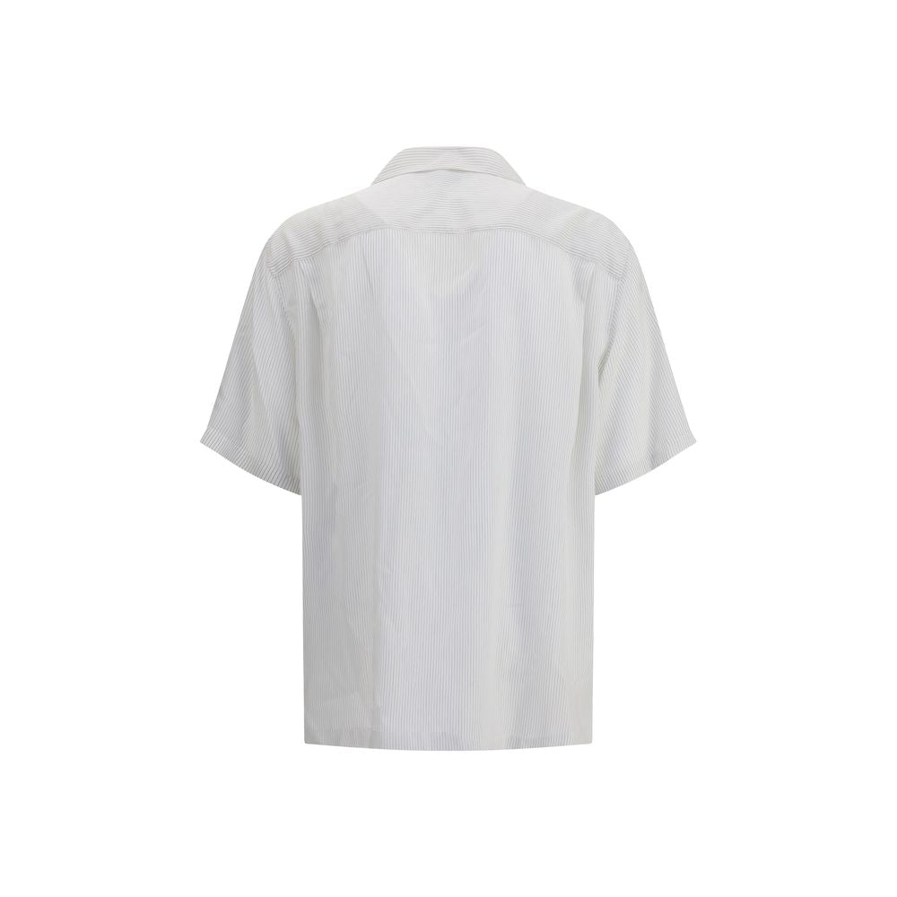 Chemise à fines rayures