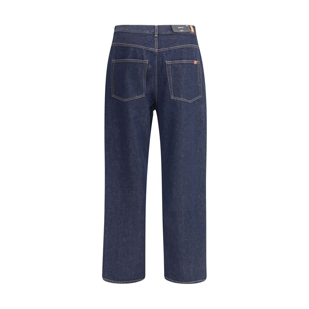 Jeans à larges jambes