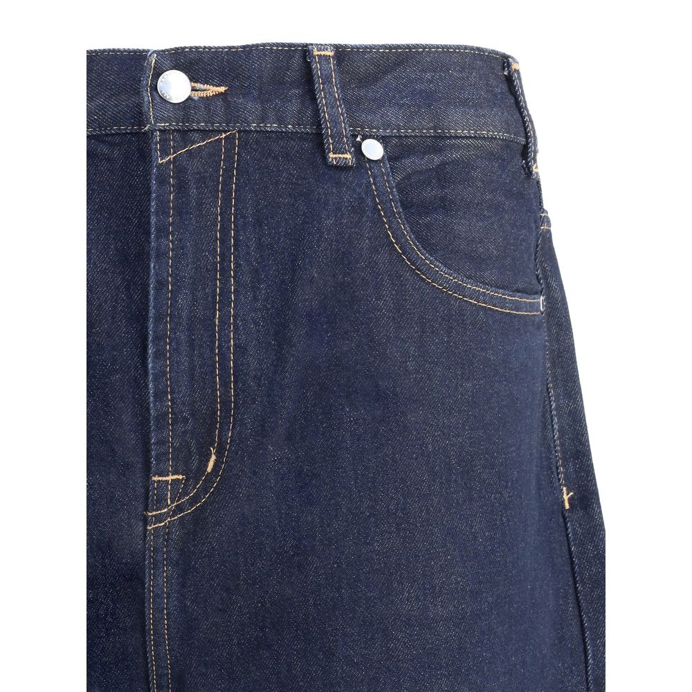 Jeans à larges jambes