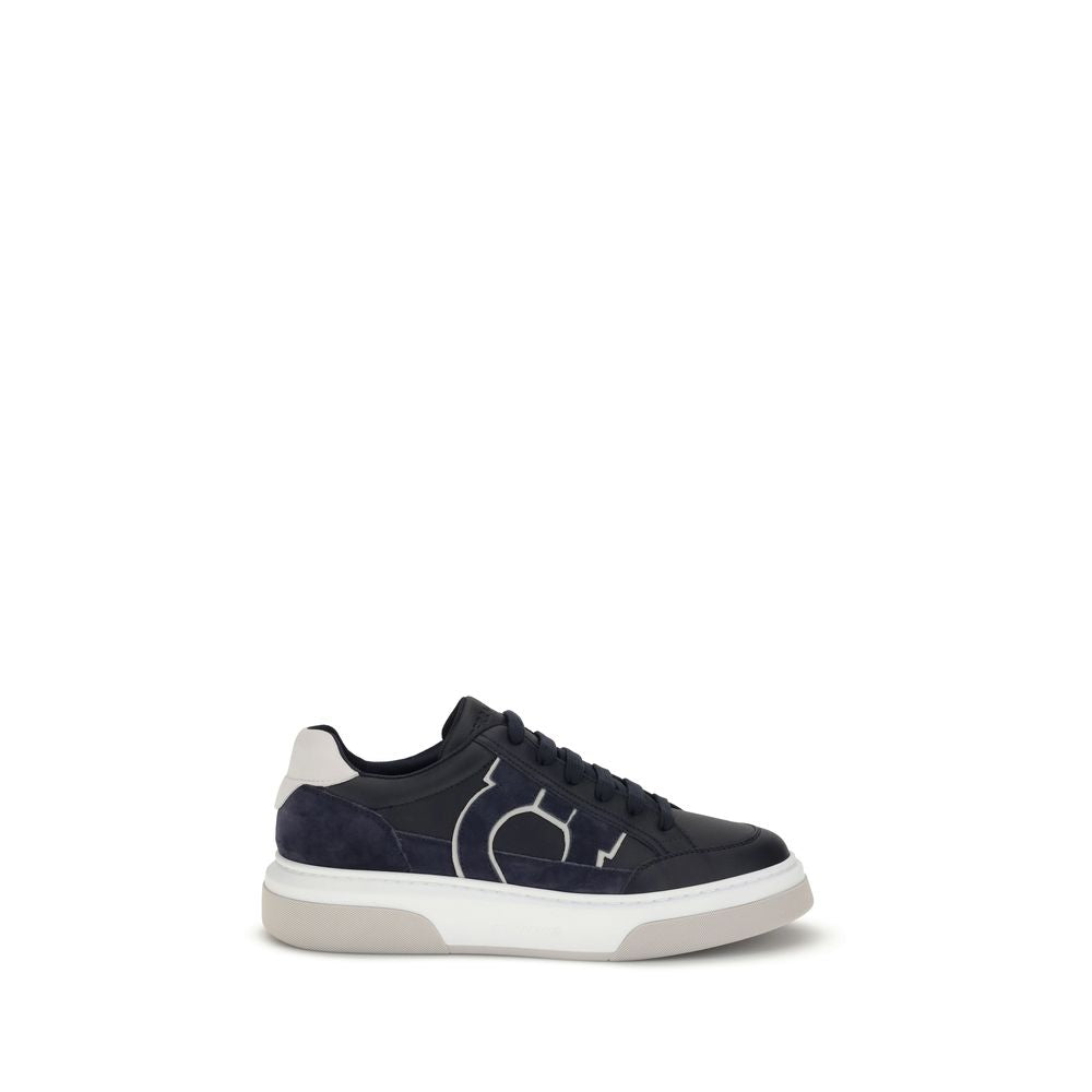Baskets en cuir Ferragamo Gancini