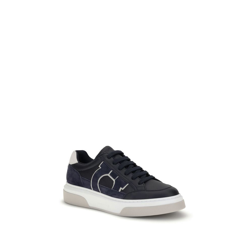 Baskets en cuir Ferragamo Gancini