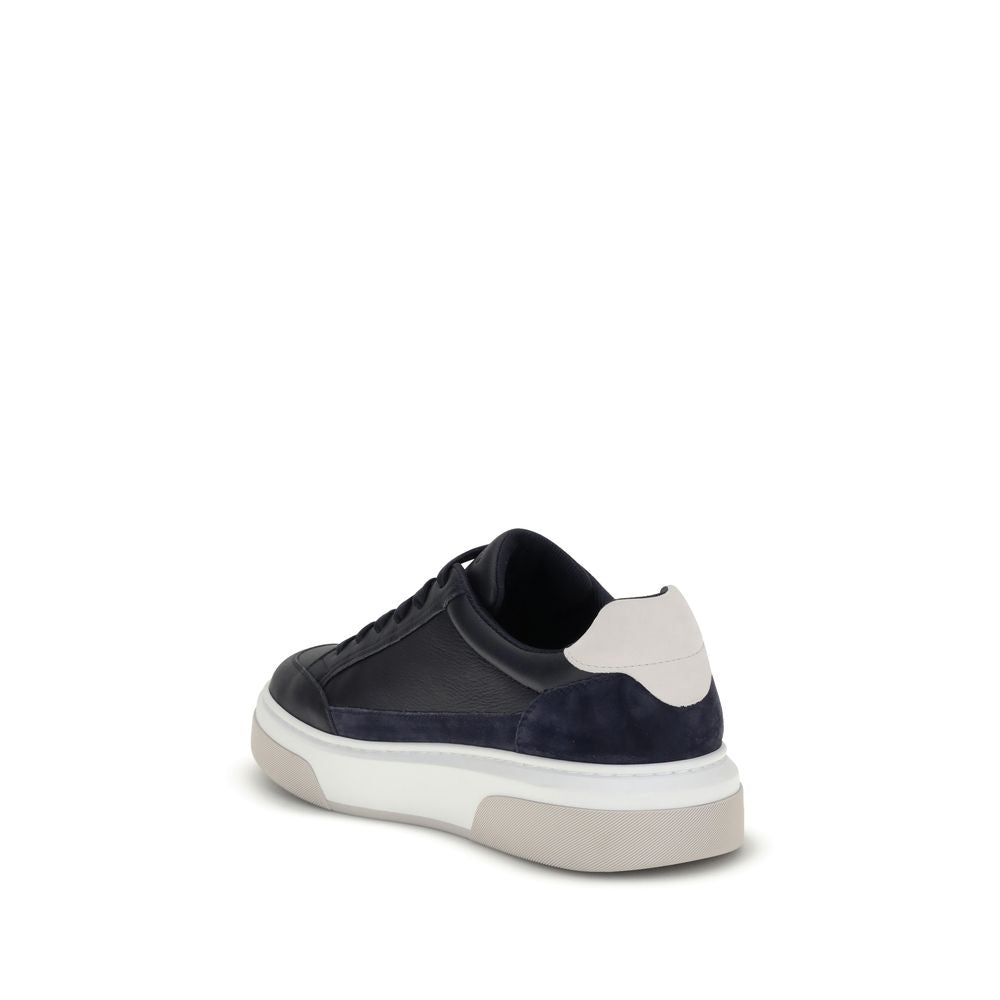 Baskets en cuir Ferragamo Gancini