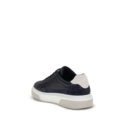 Baskets en cuir Ferragamo Gancini
