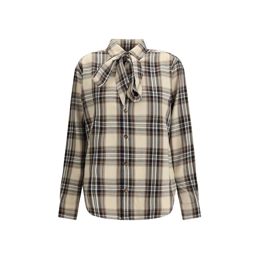 Saint Laurent Tartan Lavallière-Hemd