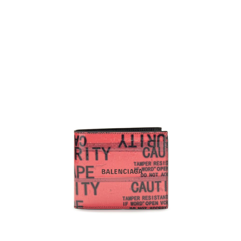 Portefeuille à deux volets Balenciaga Fluo