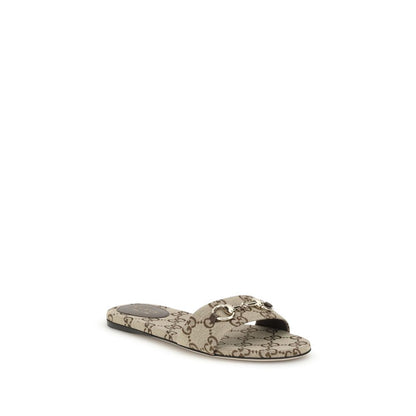 Hausschuhe aus GG-Canvas von Gucci