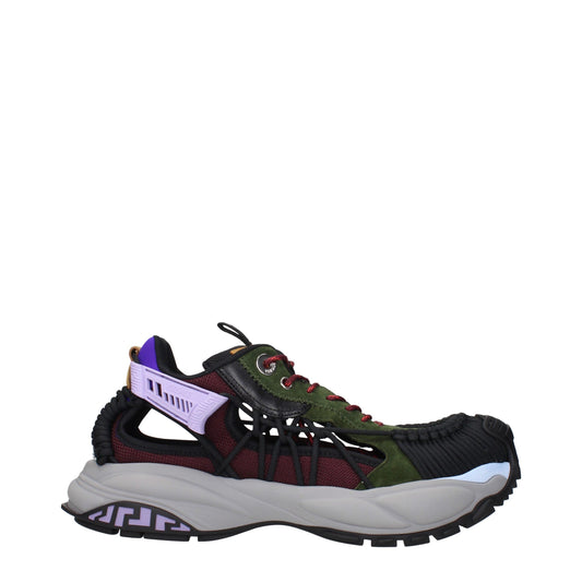 Sneakers de sport en cuir multicolore
