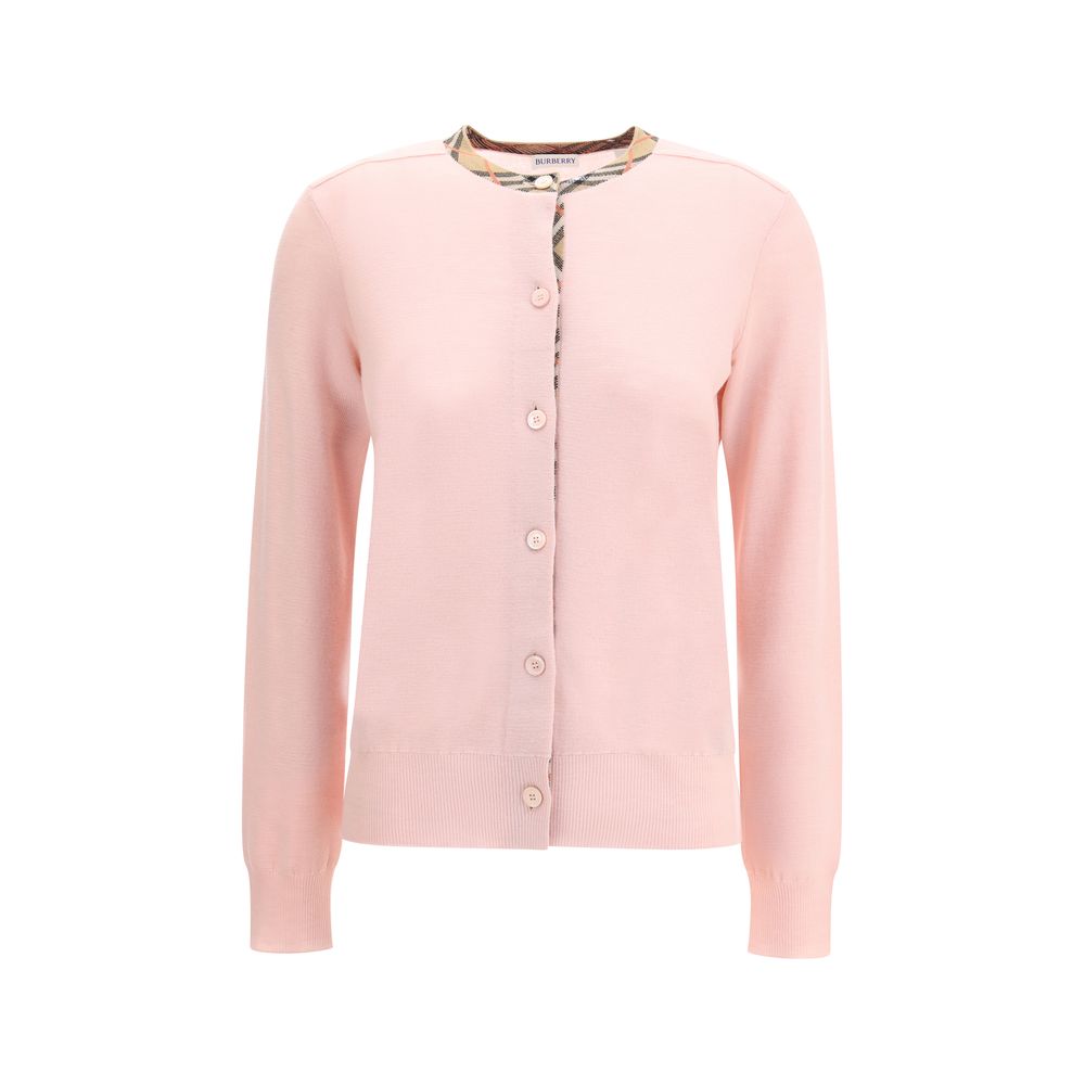 Cardigan en laine à col en V