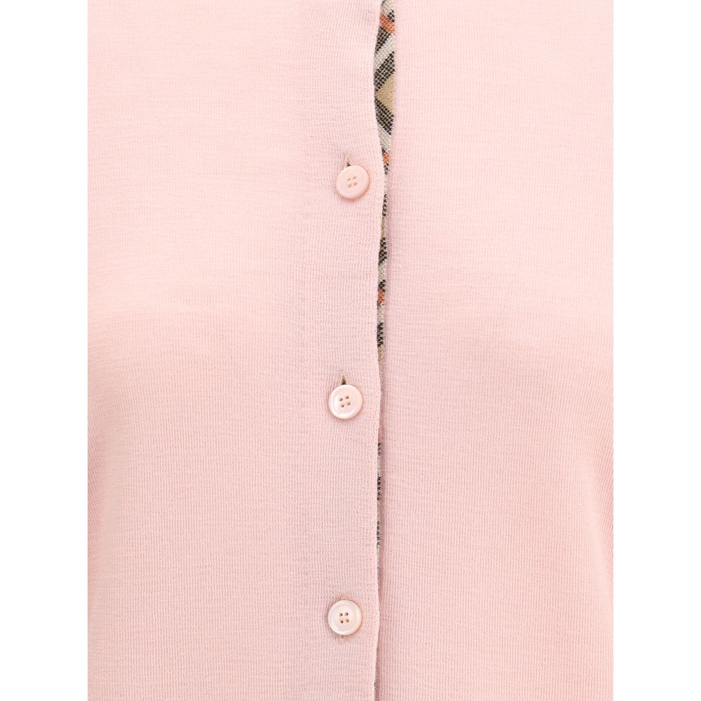 Cardigan en laine à col en V