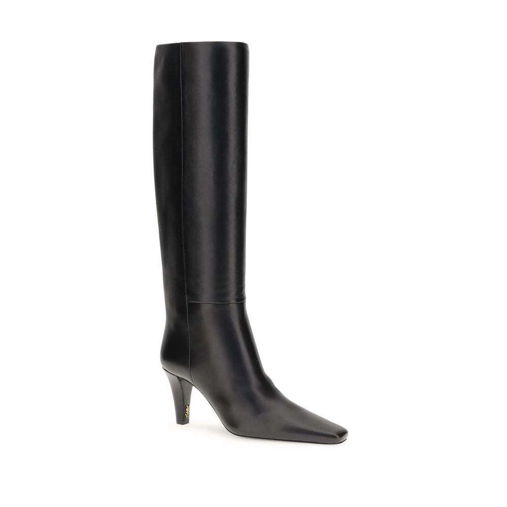Bottes hautes en cuir