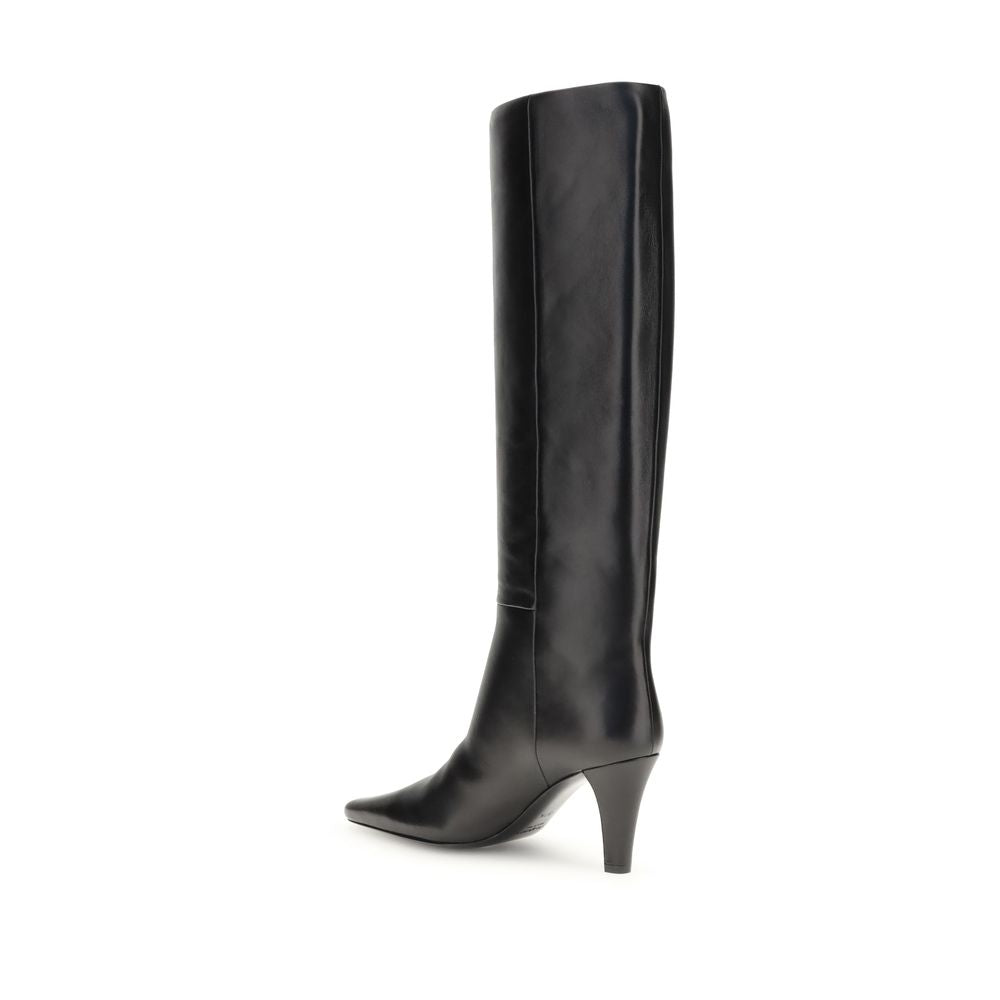Bottes hautes en cuir