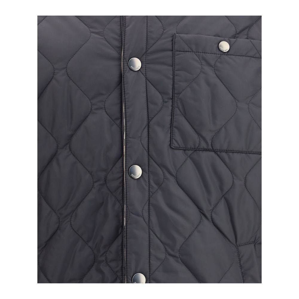 Veste en nylon matelassé réversible