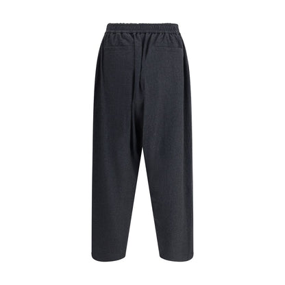 Pantalon en flanelle de laine vierge Giorgio Armani