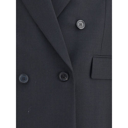 Saint Laurent Zweireihiger Blazer aus Wolle
