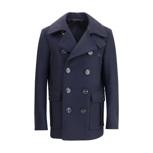 Manteau caban en laine