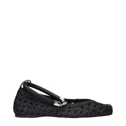 Max Mara – Schwarze Ballerinas aus Leder