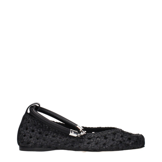 Max Mara – Schwarze Ballerinas aus Leder